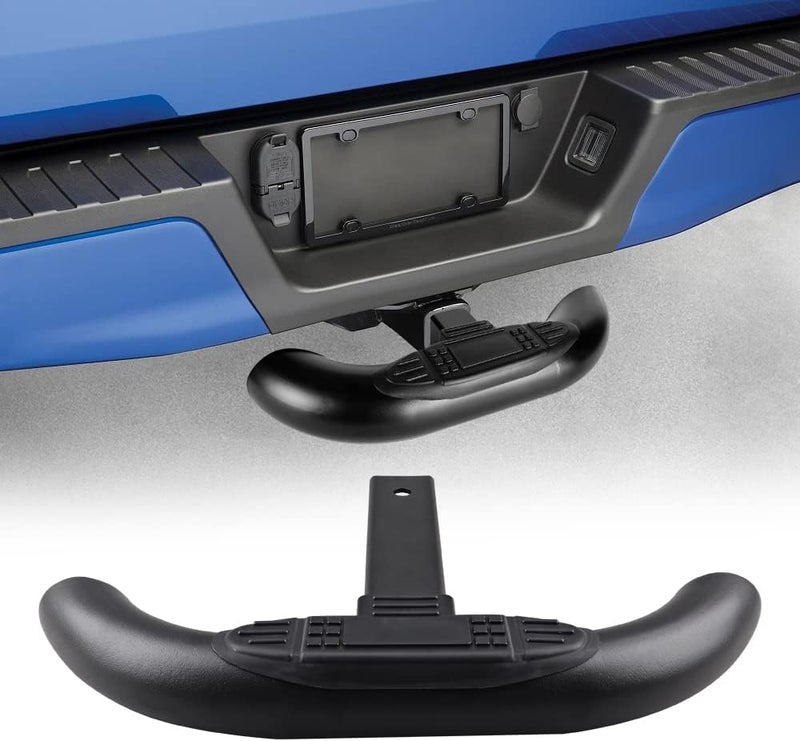 GLOBLED Hitch Step for 2 Inch Hitch Receiver Towing Bar Bumper Step Rear End Guard Protector for Pickup Truck SUV - Image 1